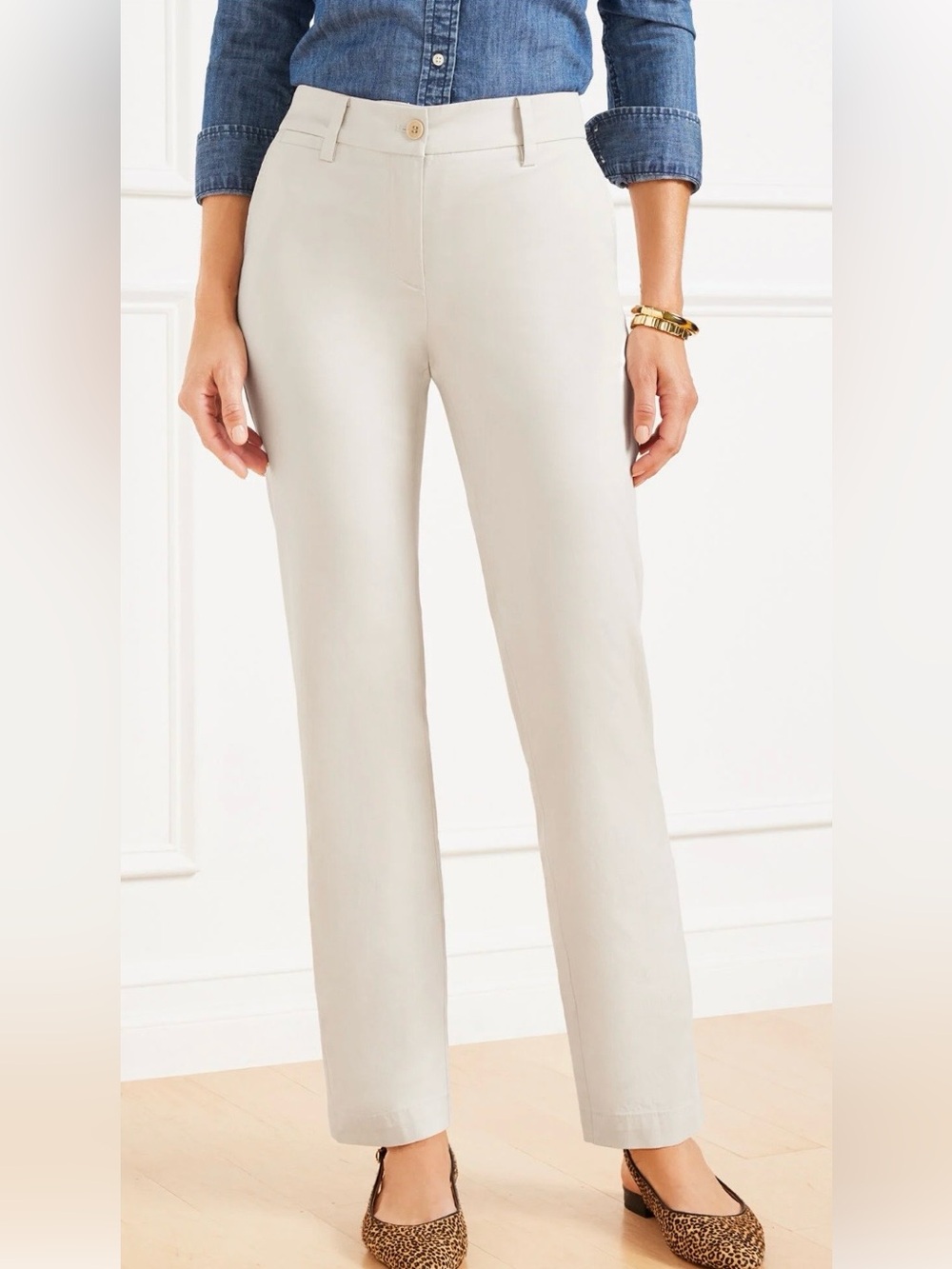 Talbots Perfect Chino Pants - 10P in light Khaki